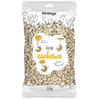 Oh Mega Raw Cashews - 1kg